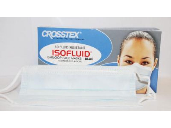 Маски защитные трехслойные Isofluid