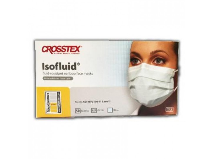 Маски защитные трехслойные Isofluid