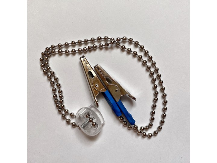 Металлическая цепочка с зажимами Крокодил для салфеток