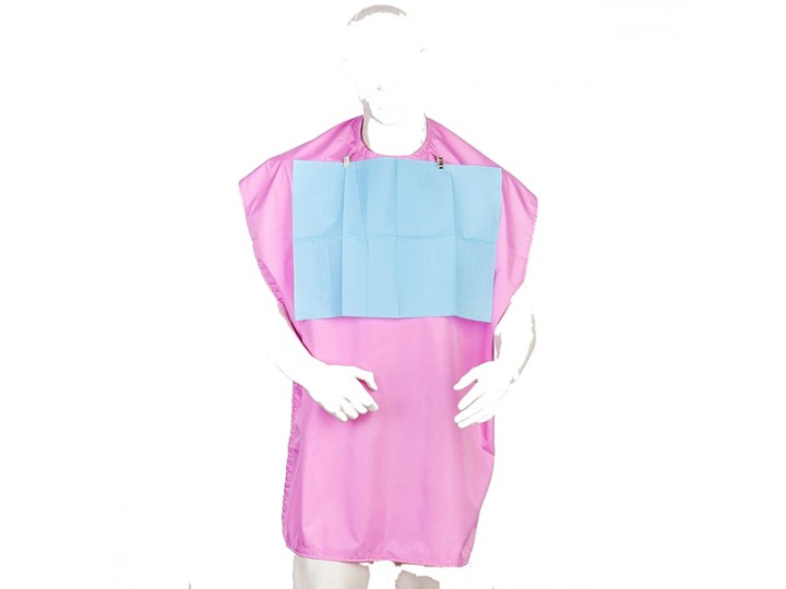 Фартук нейлоновый с зажимами Clean+Safe, LARGE 70х135см