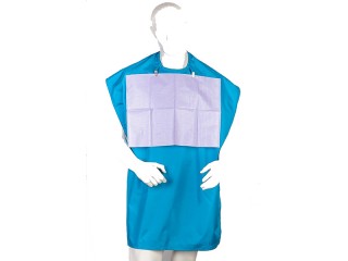 Фартук нейлоновый с зажимами Clean+Safe, SMALL 70х75см