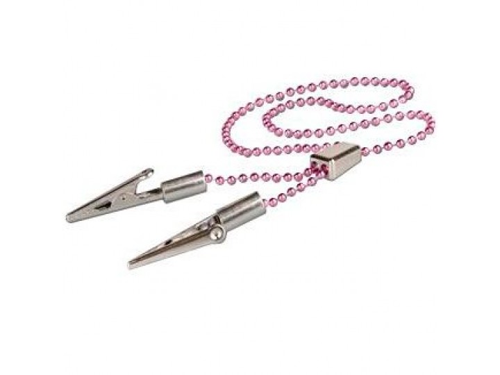 Зажим для салфеток с цепочкой с регулятором, Кристидент