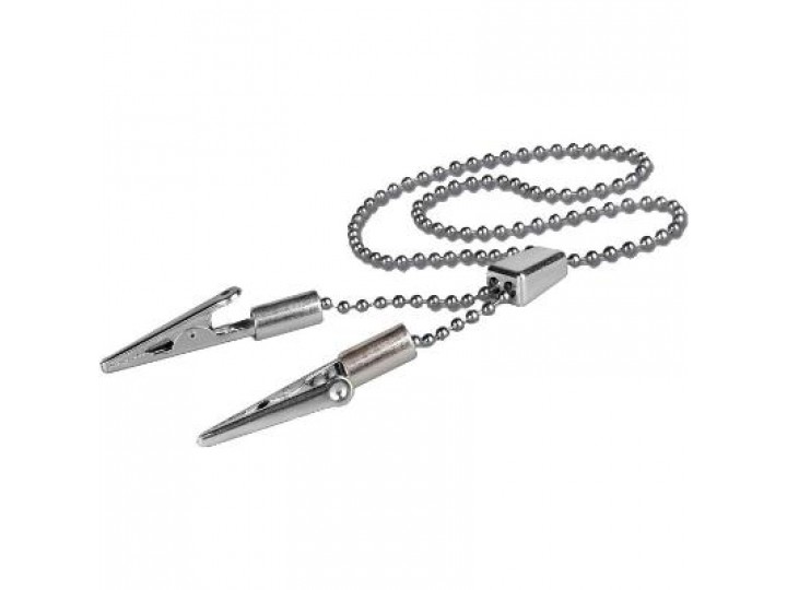 Зажим для салфеток с цепочкой с регулятором, Кристидент