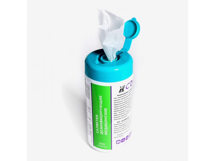 Салфетки дезинфицирующие медицинские СДМ (SDM) (банка) Рускрафт