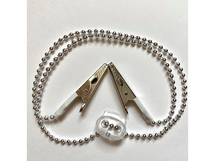 Зажим для салфеток с пластиковой цепочкой