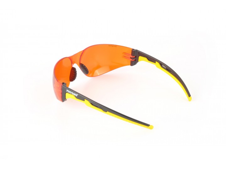 Очки светозащитные О15 HAMMER ACTIVE STRONGGLASS (2-2 PC) с мягким носоупором с двухкомпонентными заушниками