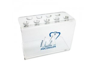 Подставка прозрачная с круглыми отверстиями Micerium 9 шт.