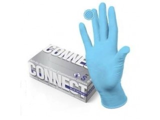 Перчатки нитриловые Connect Blue Nitrile (100 шт.)