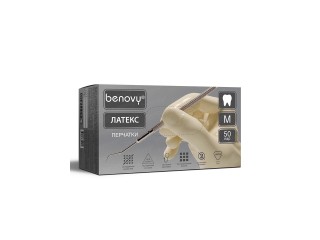 Перчатки BENOVY Dental Formula Double Chlorinated