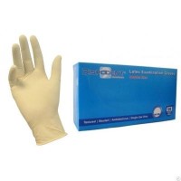 Перчатки латексные двойного хлорирования Dispodent