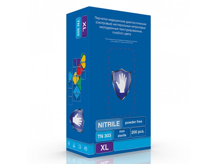 Перчатки нитриловые TN303 (200 шт.)