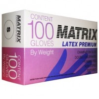 Перчатки латексные 2 хлор Matrix Premium