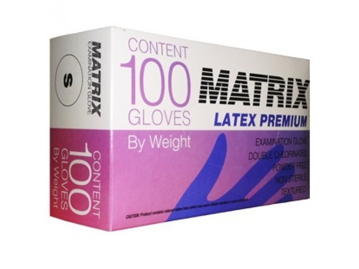 Перчатки латексные 2 хлор Matrix Premium