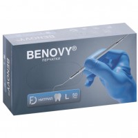 Перчатки нитриловые сиренево-голубые Dental Formula Nitrile, 3,5 г (100шт.)