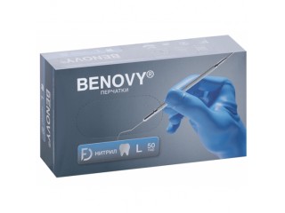 Перчатки нитриловые сиренево-голубые Dental Formula Nitrile, 3,5 г (100шт.)