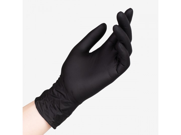 Перчатки нитриловые черные XN 358