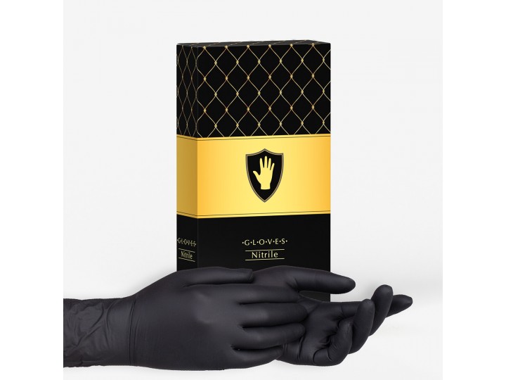 Перчатки нитриловые черные XN 358