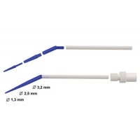 Слюноотсосы хирургические стерильные, универсальные (20 шт), переходник макси и мини Кристидент