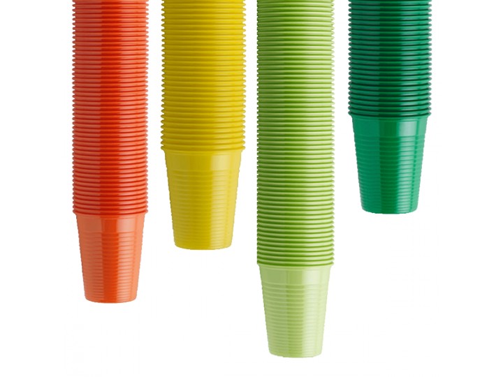 Стаканы пластиковые непрозрачные Monoart