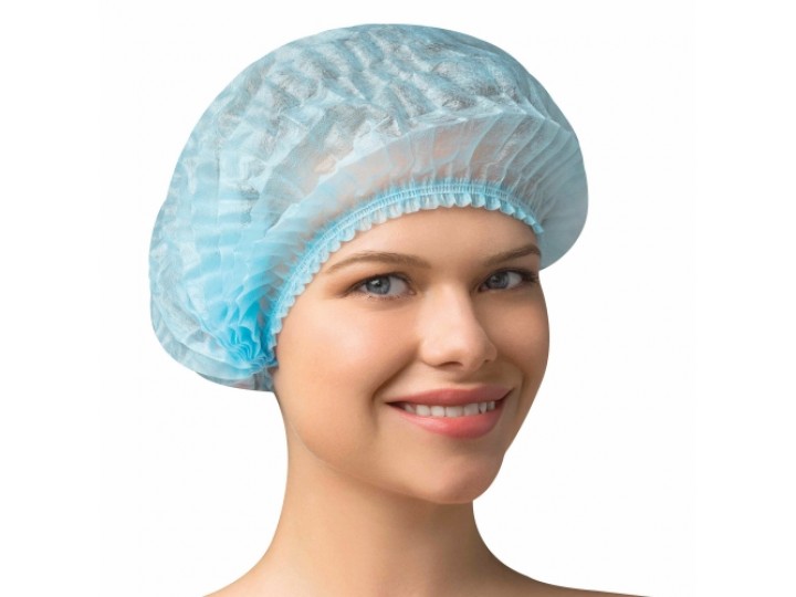 Шапочка одноразовая тип Шарлотка (100 шт.)
