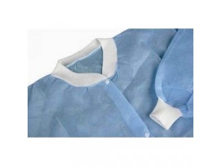 Халат одноразовый нестерильный JNB с эластичной манжетой на рукаве