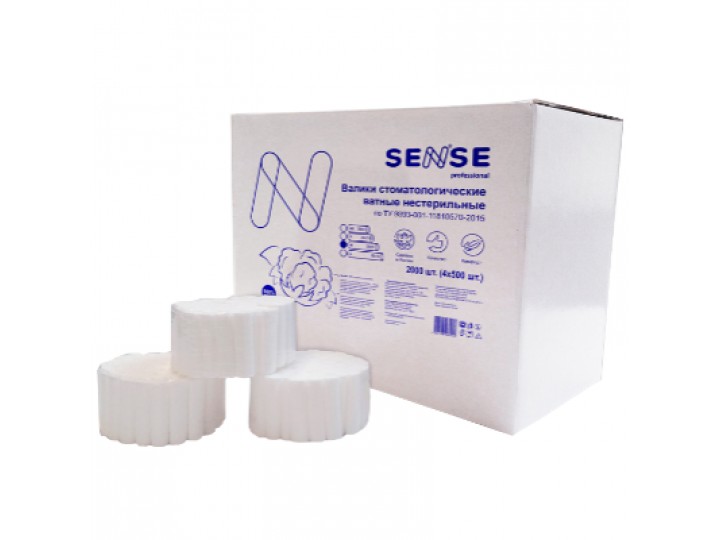 Ватные валики Sense Professional в коробке