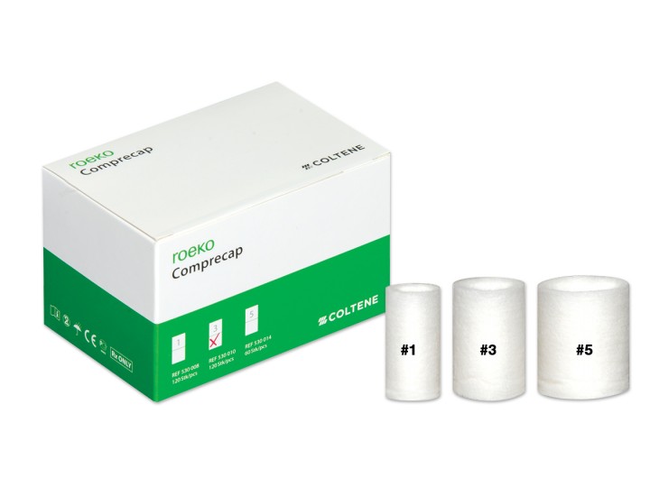 Ватные анатомические колпачки Comprecap Roeko