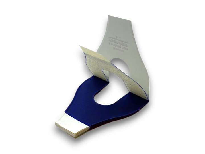 Артикуляционная бумага Crosstex Horseshoe подкова синяя-красная 89мкм 72 листа