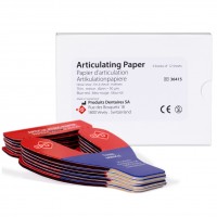 Бумага для контроля артикуляции 80мкм подковообразная синяя PD