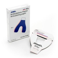 Артикуляционная бумага 80мкм U-образная Hanel