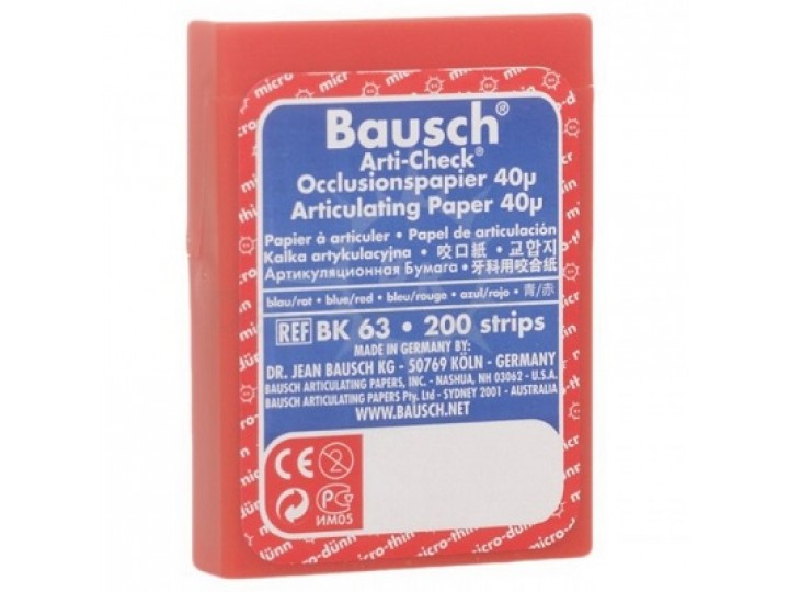 BK 63 артикуляционная бумага