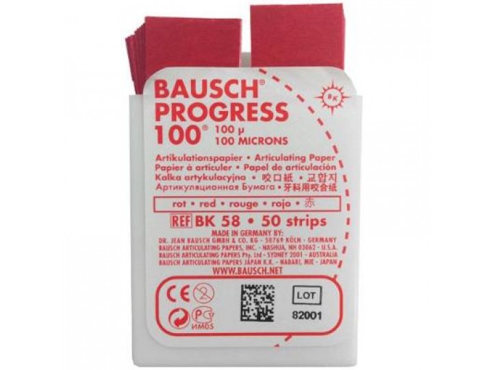 BK 58 Progress артикуляционная бумага