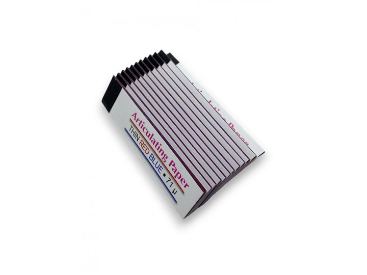 Артикуляционная бумага Crosstex Combo синяя-красная 71мкм 144 листа