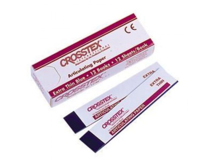 Артикуляционная бумага 38мкм супер-тонкая Crosstex
