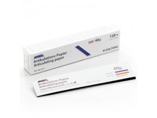 Артикуляционная бумага 40мкм сине-красная Hanel