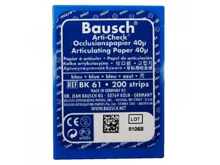 BK 61 артикуляционная бумага