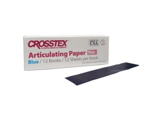 Артикуляционная бумага 76,2мкм тонкая Crosstex