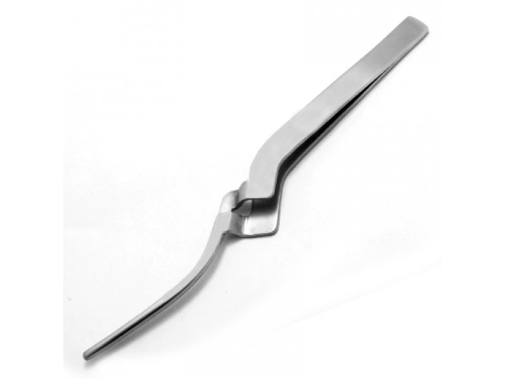BK 133 пинцет угловой для бумаги