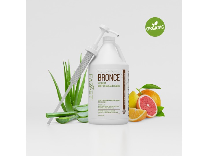 Антисептический гель Fazzet Plata Organic, 3,8 л