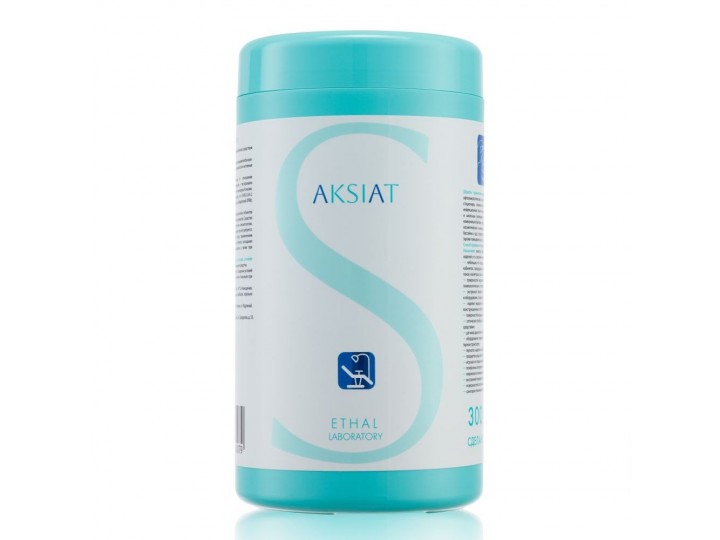 Аксиат салфетки для экспресс-дезинфекции, банка (300 шт) - AKSIAT