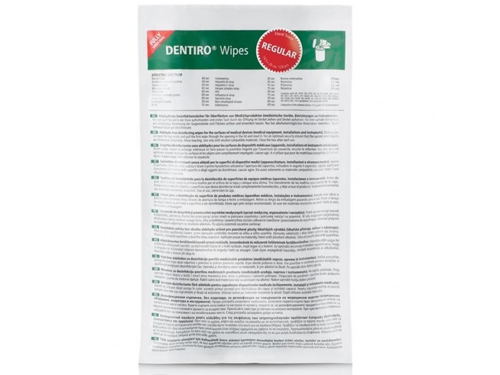 Салфетки спиртовые Dentiro Wipes, сменный блок