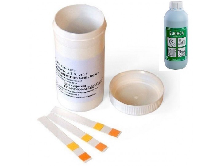 Тест-Бионса полоски индикаторные