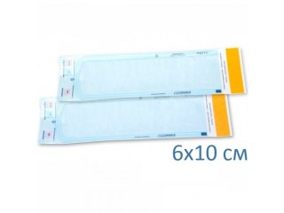Пакеты Клинипак 6х10 см для паровой и газовой стерилизации