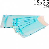 Пакеты Стерит 15х25 см для стерилизации комбинированные самоклеящиеся