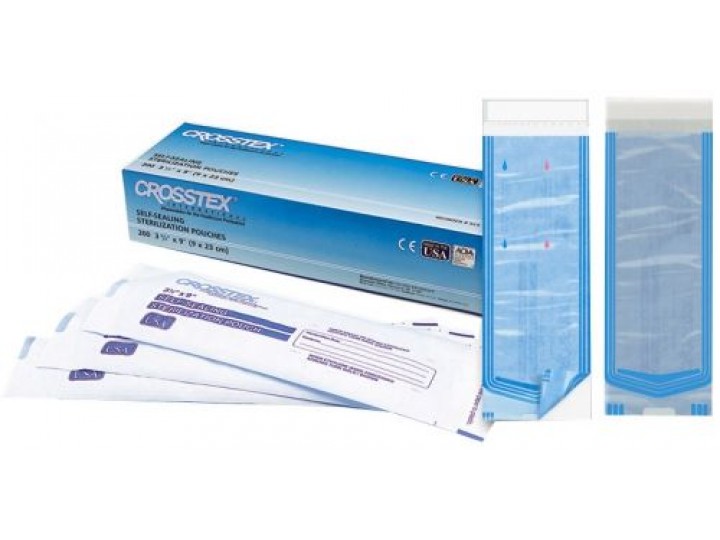 Пакеты для стерилизации Кростекс 19х33 см