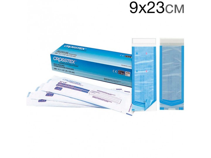 Пакеты для стерилизации Кростекс 9х23 см
