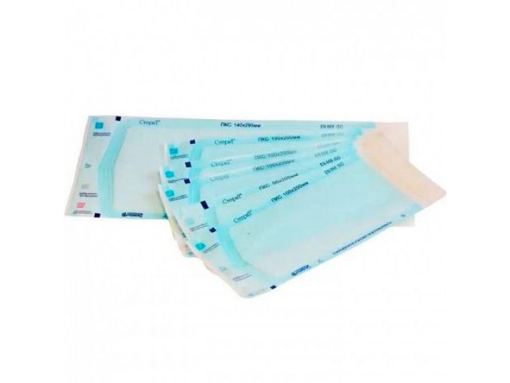 Пакеты Стерит 19х36 см для стерилизации комбинированные самоклеящиеся