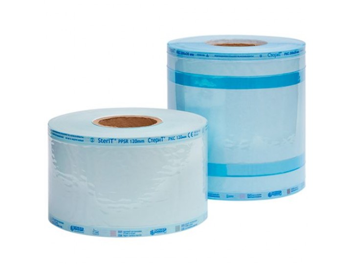 Рулон для паровой и газовой стерилизации 13 см х 200 м с индикатором