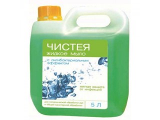 Чистея жидкое мыло антибактериальное 5 л