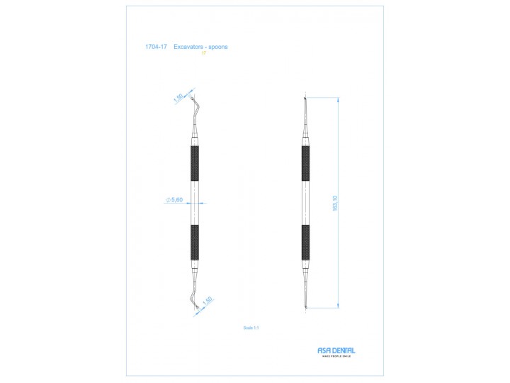Экскаватор N17 двусторонний 1704-17